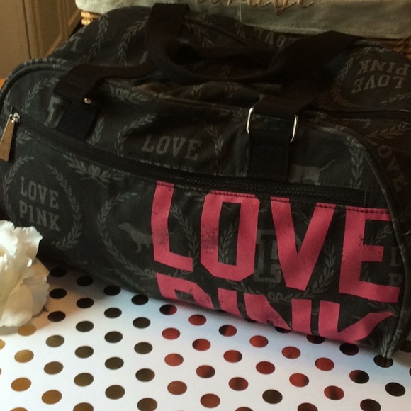 Victoria's Secret Handbags - VICTORIA’S SECRET DISTRESSED DUFFLE BAG